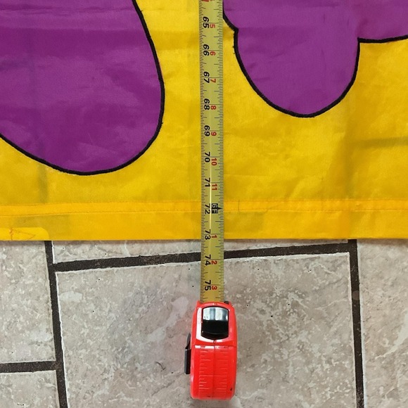 Vtg 73x28 Banner Door Cover Winnie The Pooh Bear HUNNY POT‎ Disney HALLOWEEN - Picture 4 of 7